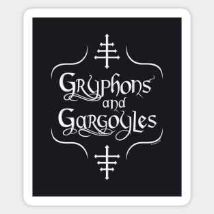 Gryphons and Gargoyles Sticker